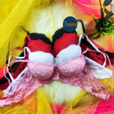 Soft Push Up Les Bra Combo (4Pis Mixed Color)